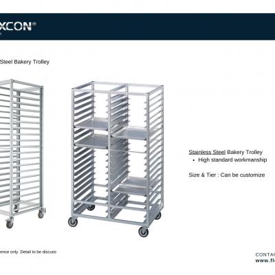 Stainless Steel Bakery Trolley