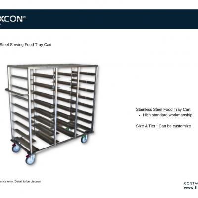 Stainless Steel Meal Delivery Tray 