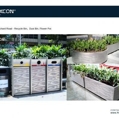 Stainless Steel Recycle Bin