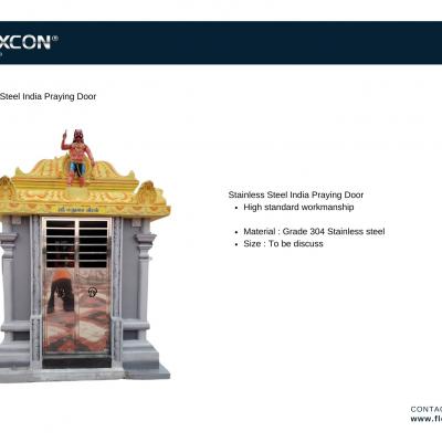 Stainless Steel Pooja door / Temple Door